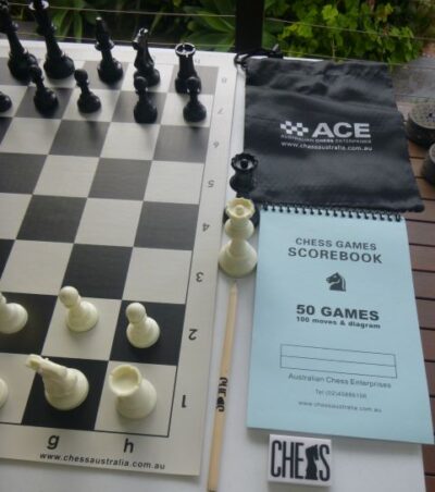 chess set close up
