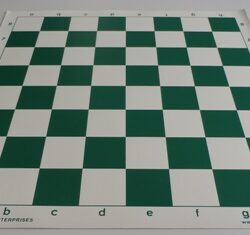 Chess Board - Green and white vinyl