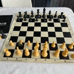 School Chess Set Special cream