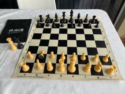 School Chess Set Special cream