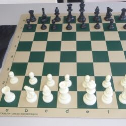 School Chess Set Fold Up Board